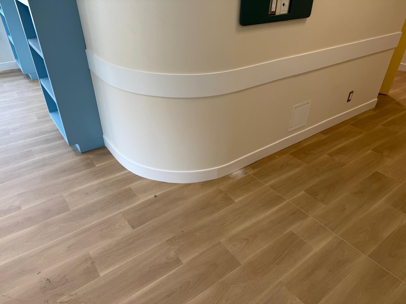 American walnut hardwood in a Brampton Mount Pleasant new build
